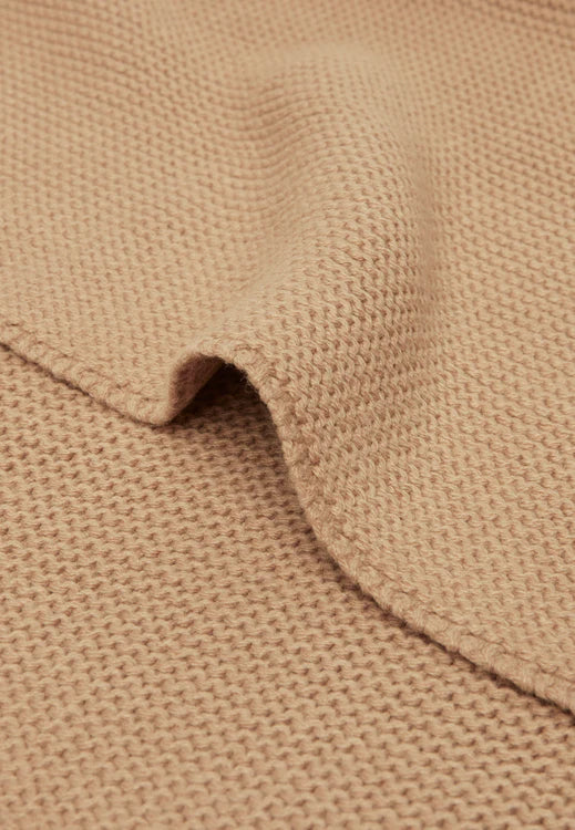 Dekentje 75x100 cm ▪ Basic Knit ▪ Biscuit