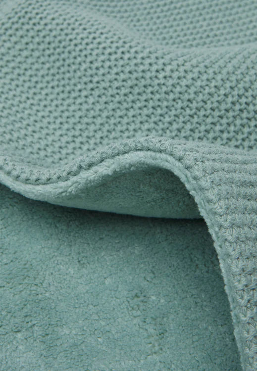 Dekentje 75x100 cm ▪ Basic Knit / Fleece ▪ Forest Green
