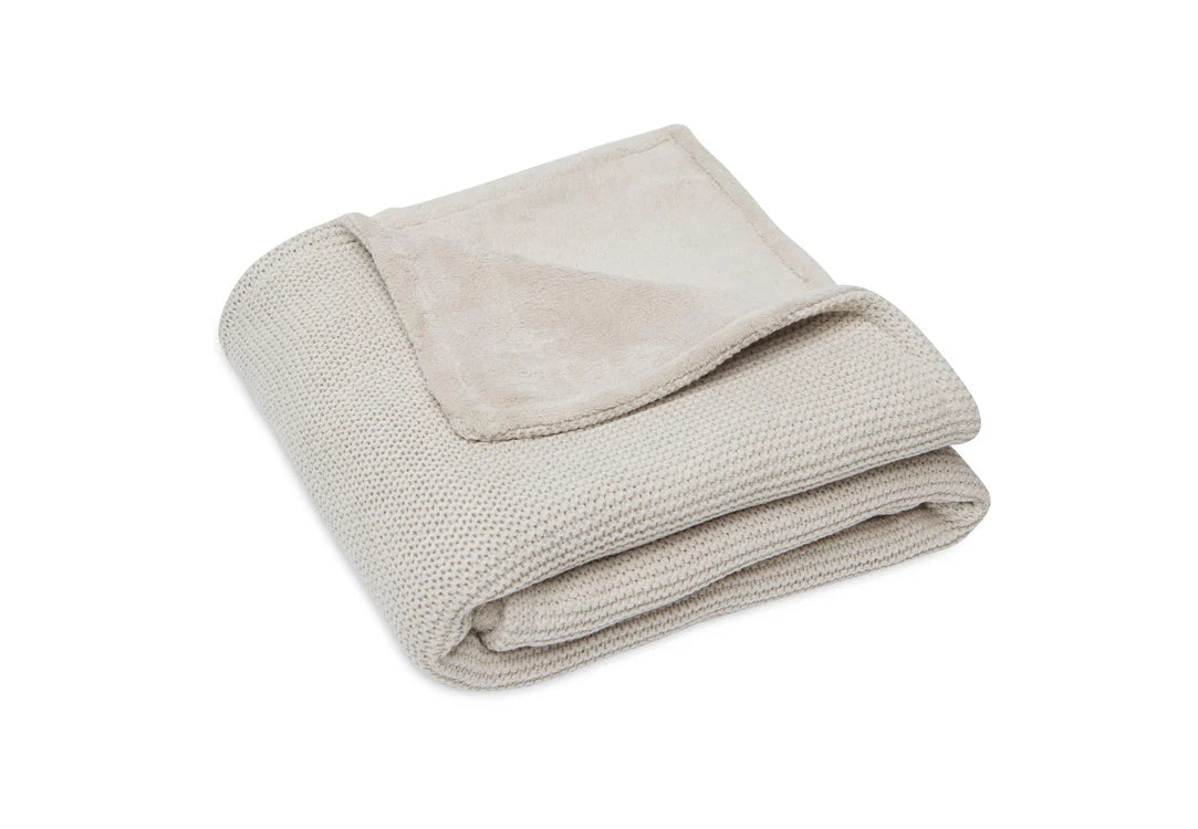 Dekentje 75x100 cm ▪ Basic Knit / Fleece ▪ Nougat