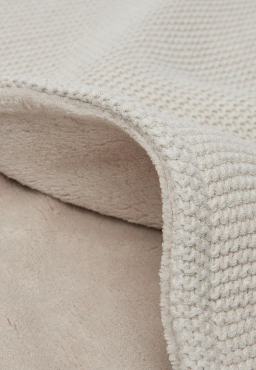 Dekentje 75x100 cm ▪ Basic Knit / Fleece ▪ Nougat