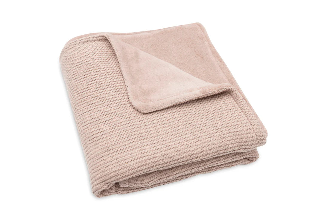 Dekentje 75x100 cm ▪ Basic Knit / Fleece ▪ Wild Rose