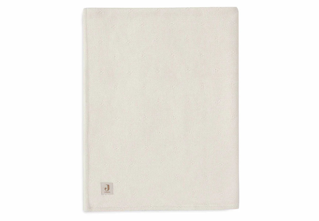 Dekentje 75x100 cm ▪ Cosy Knit / Fleece ▪ Ivory