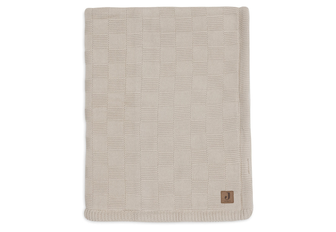Dekentje 75x100 cm ▪ Box Knit ▪ Warm Sand / Velvet
