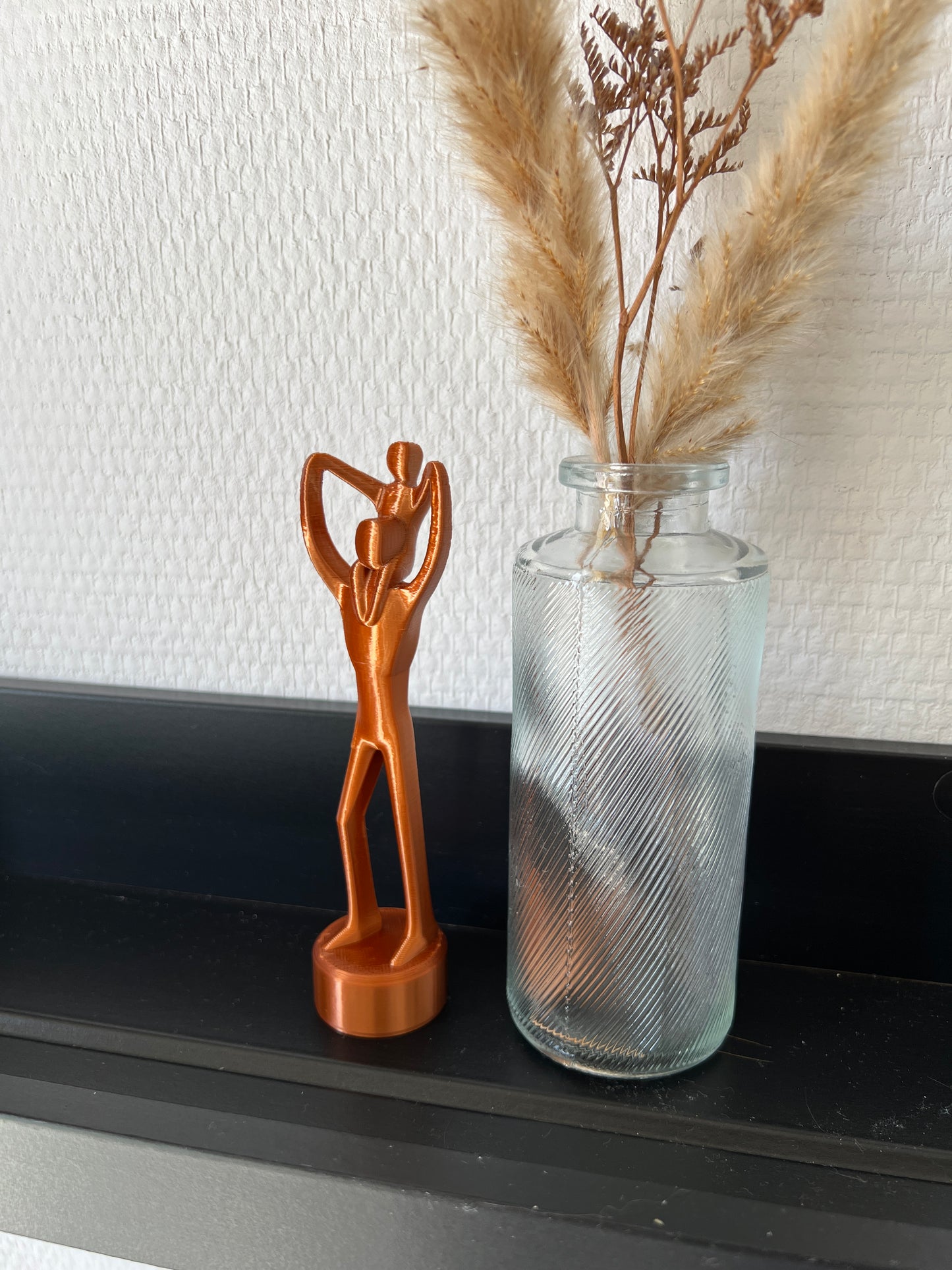3D Print • Staander papa & kind Koper • mini 13cm