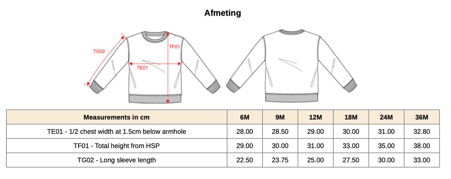 Regenboog sweater ▪ 6M tot 36M