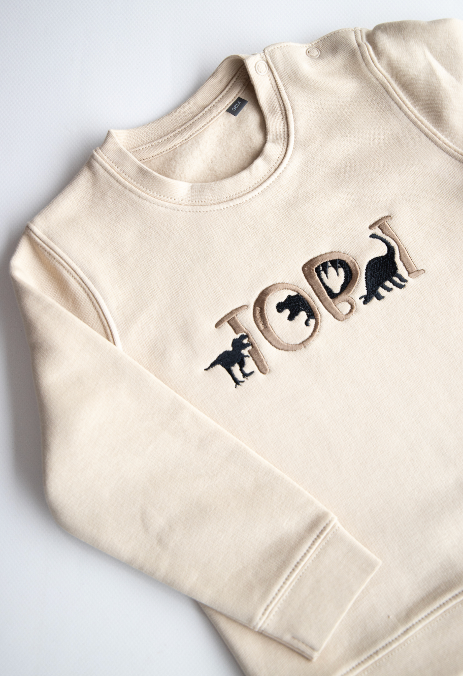 Naamsweater ▪ Dino ▪ 6M tot 36M