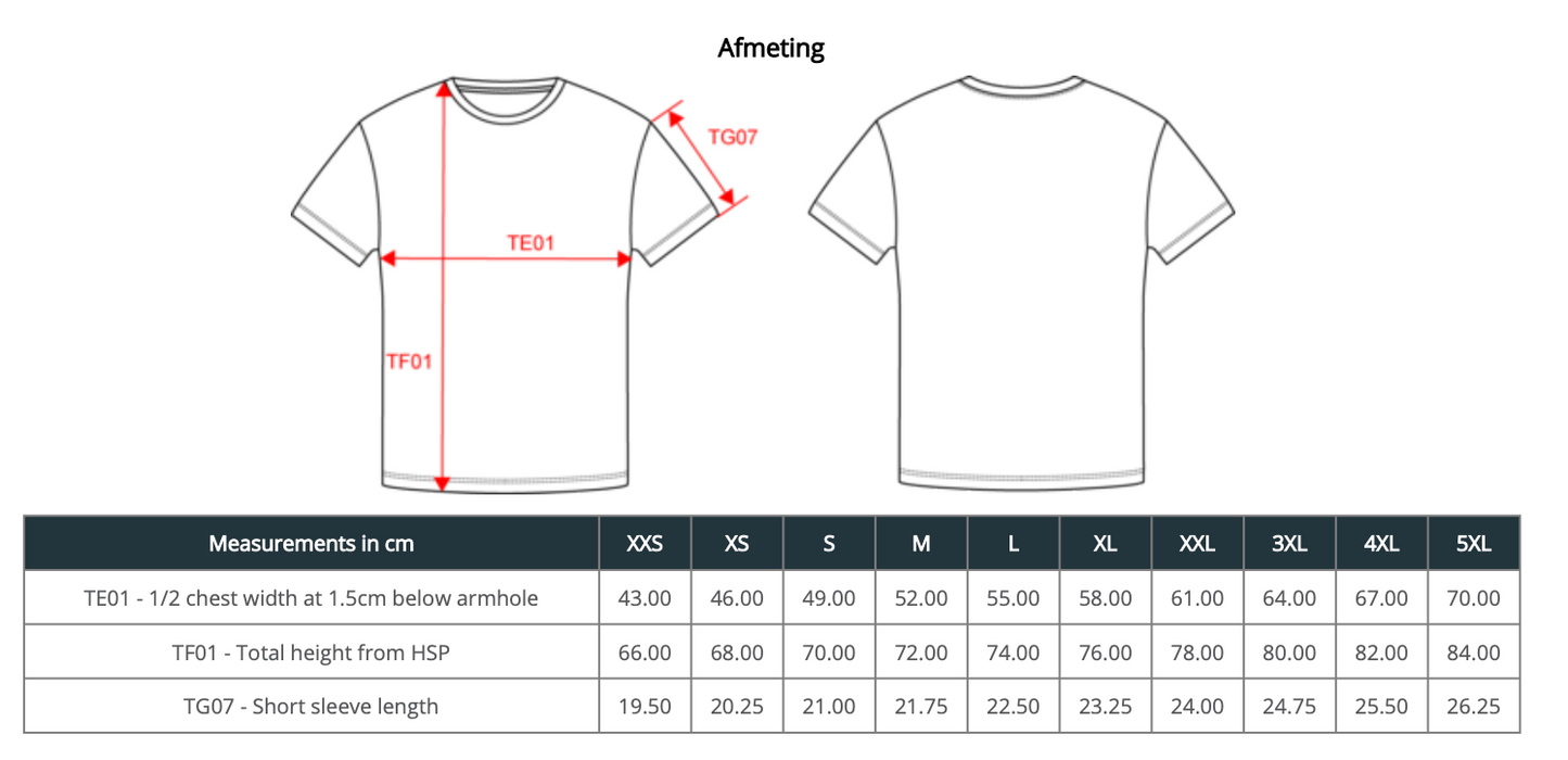 T-shirt met lijntekening ▪ bedrukt