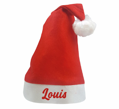 Kerstmuts met naam - Kind (0-3J)
