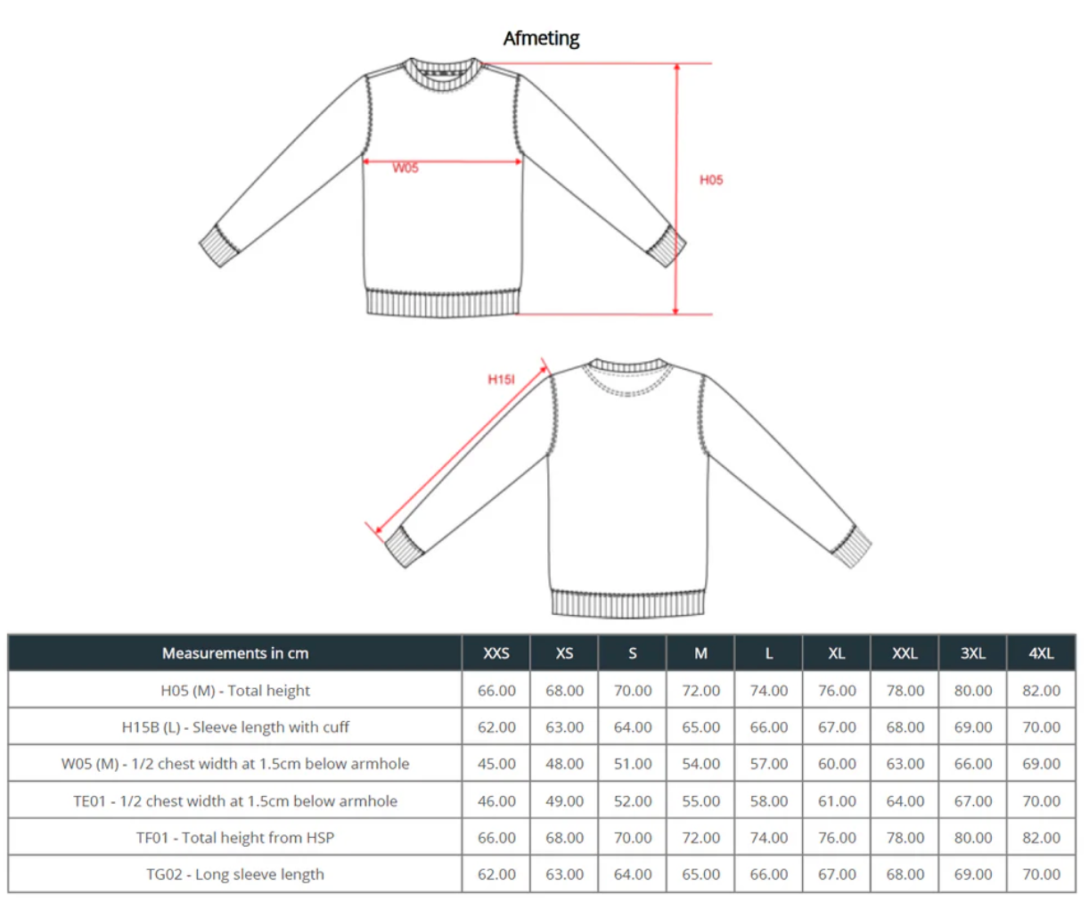 Sweater Navy - Maat L - ontwerp naar keuze