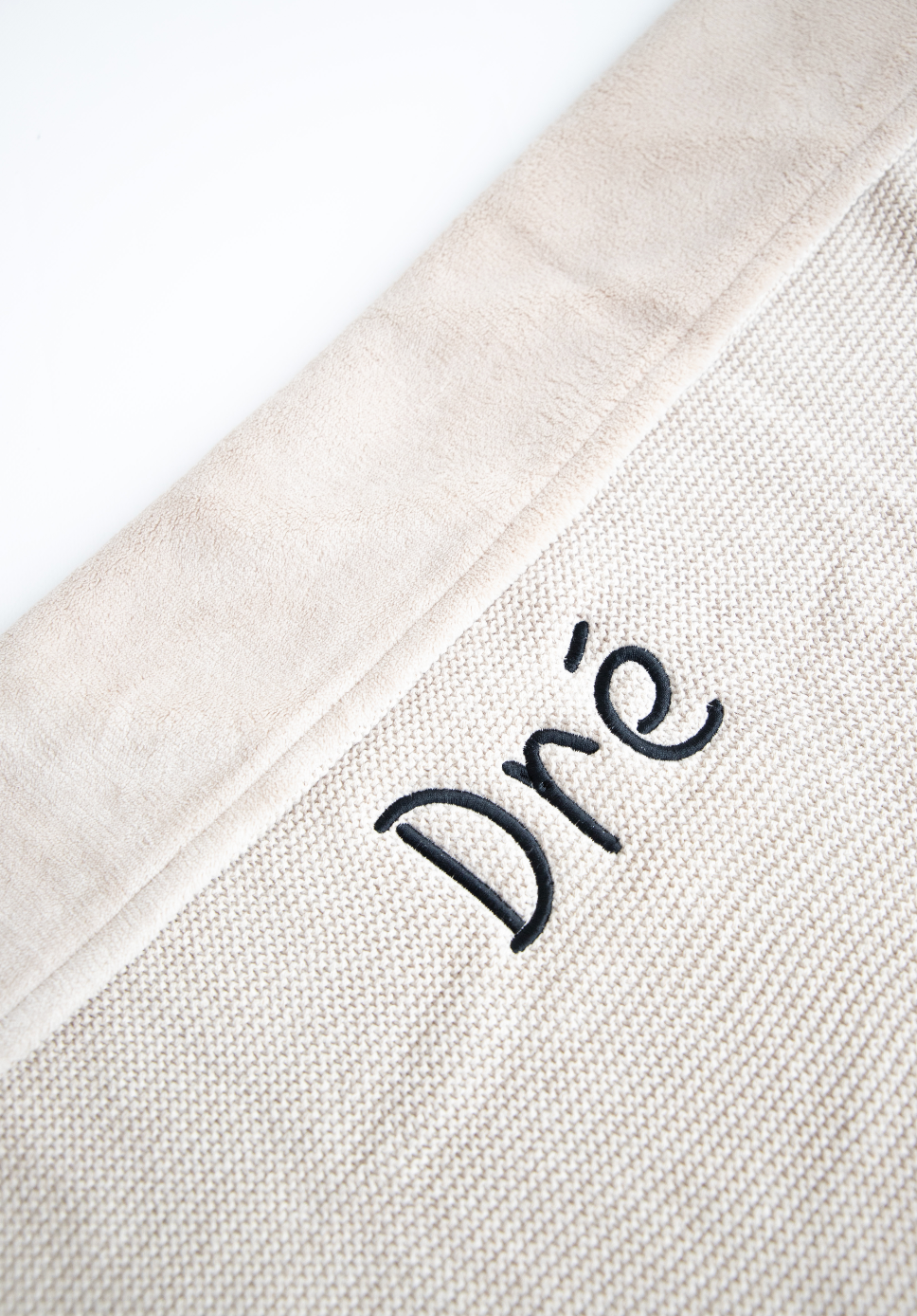 Dekentje 75x100 cm ▪ Basic Knit / Fleece ▪ Nougat