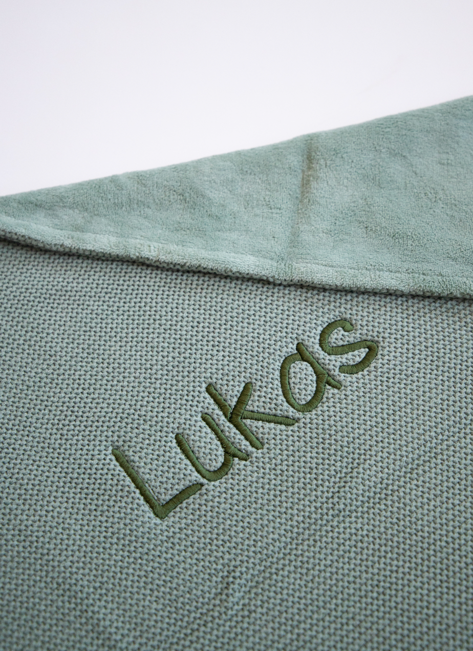 Dekentje 75x100 cm ▪ Basic Knit / Fleece ▪ Forest Green