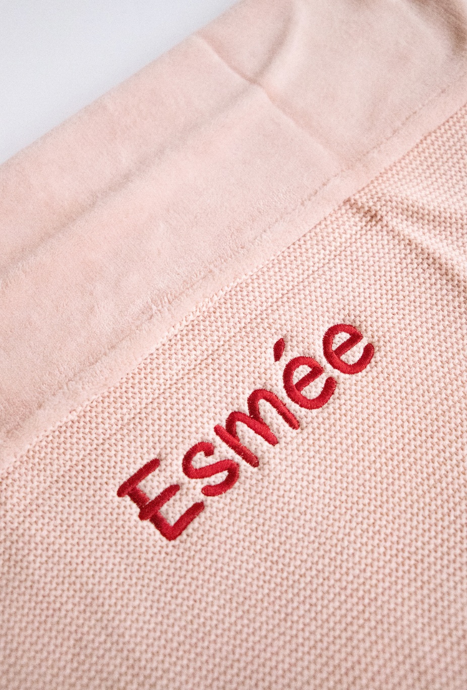 Dekentje 75x100 cm ▪ Basic Knit / Fleece ▪ Wild Rose