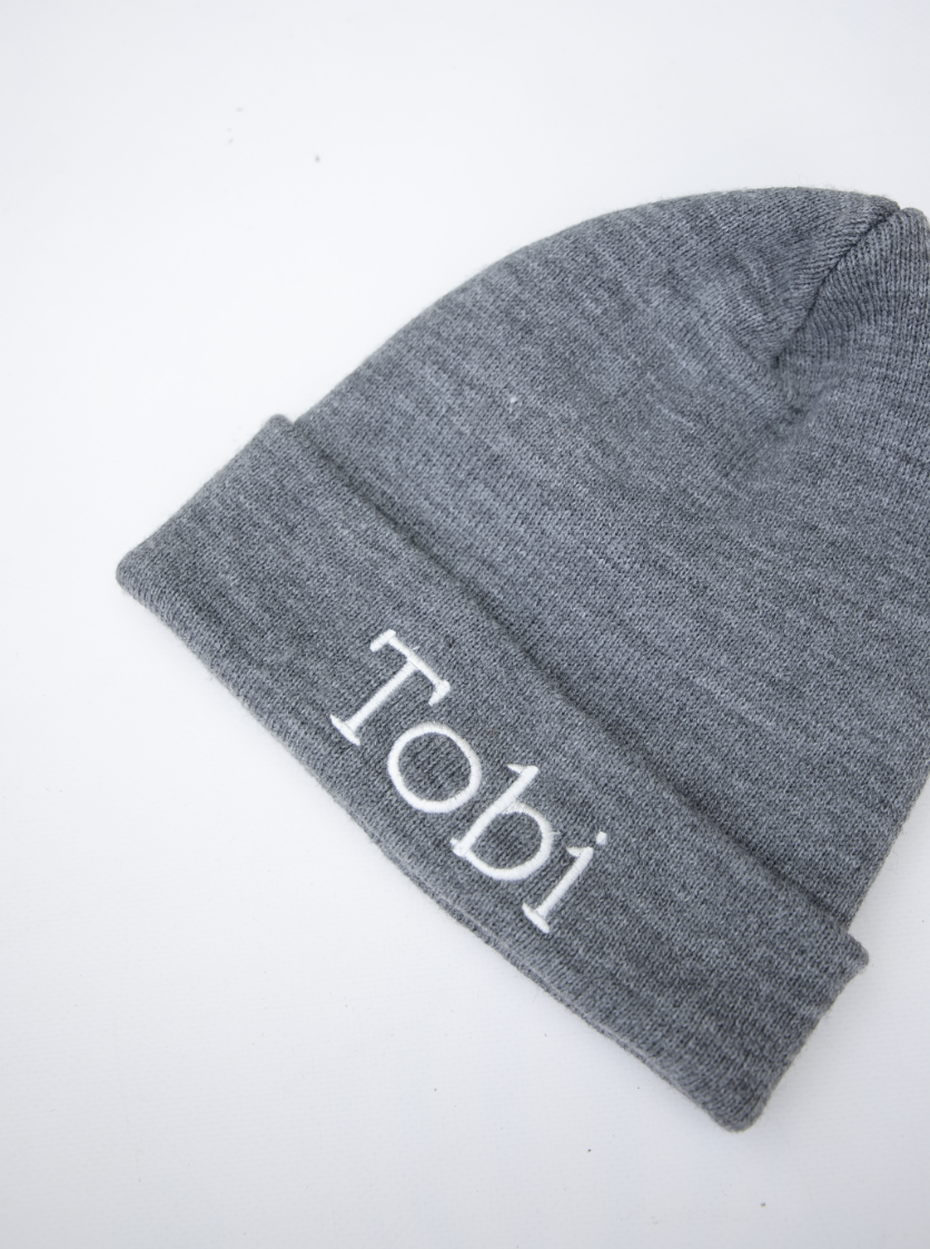 Muts beanie met borduring ▪ vanaf 2 jaar tot volwassene