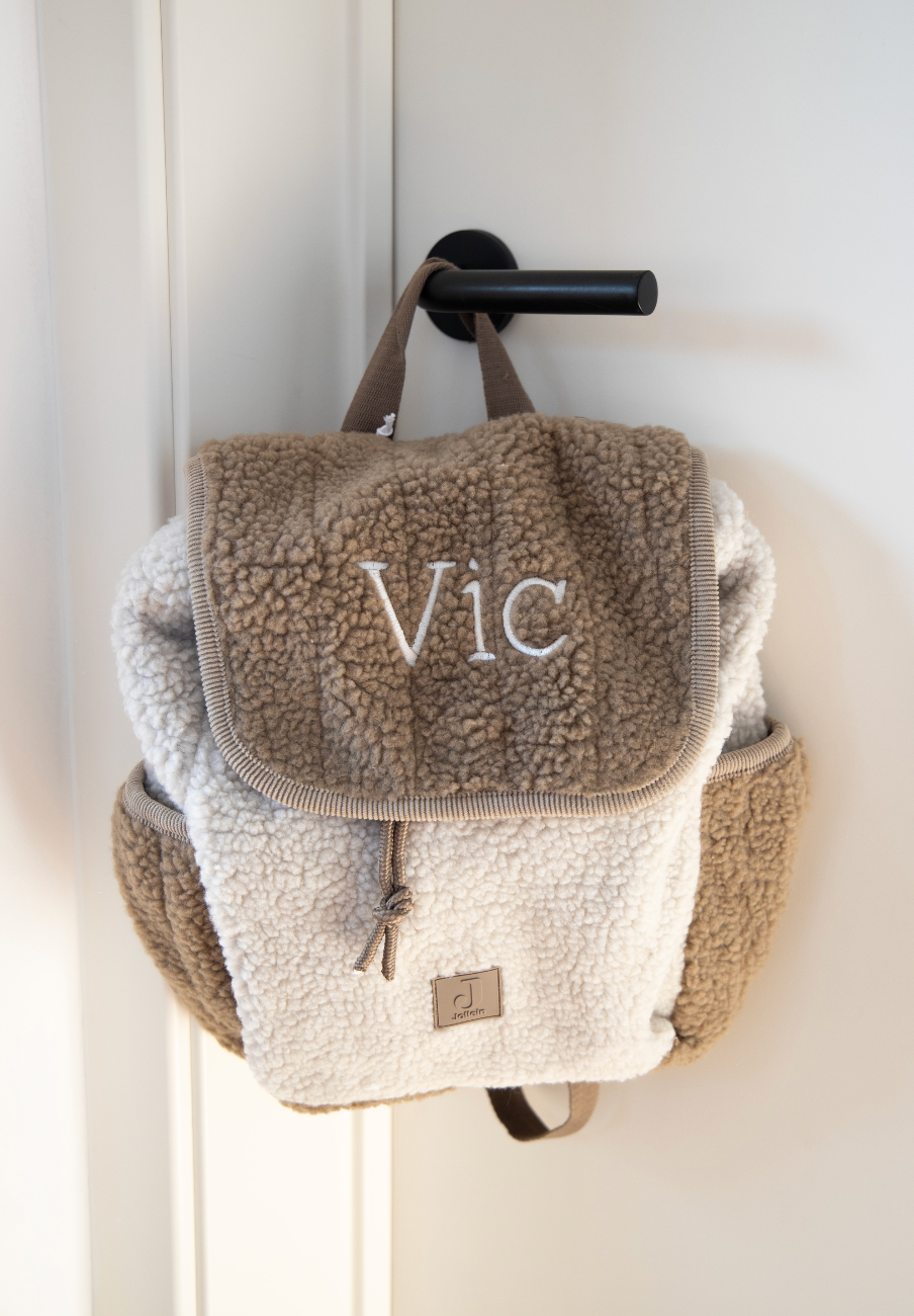 Rugtasje Colourblock ▪ Naturel
