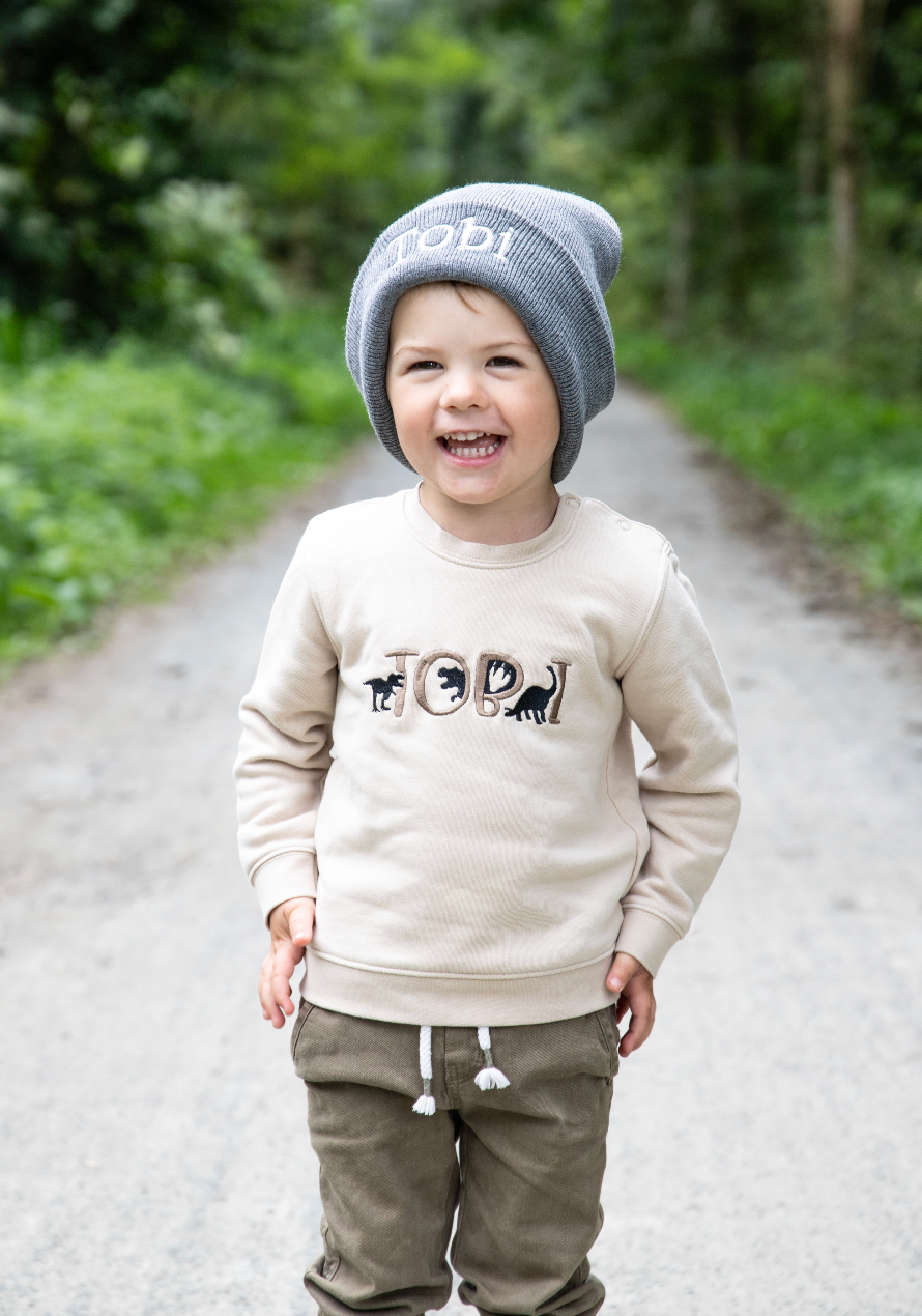 Muts beanie met borduring ▪ vanaf 2 jaar tot volwassene