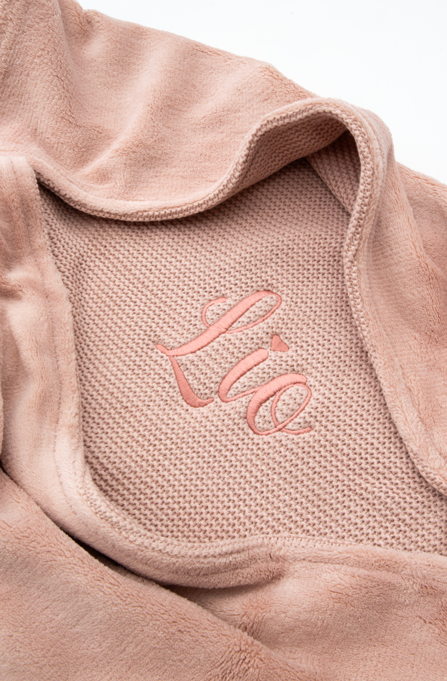 Dekentje 75x100 cm ▪ Basic Knit / Fleece ▪ Wild Rose