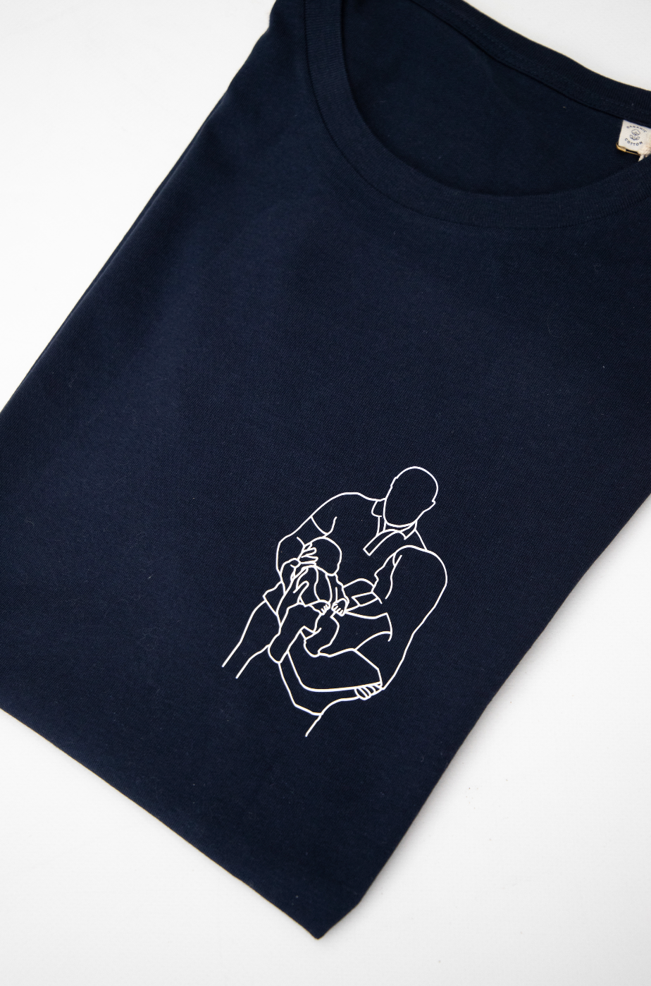 T-shirt met lijntekening ▪ bedrukt