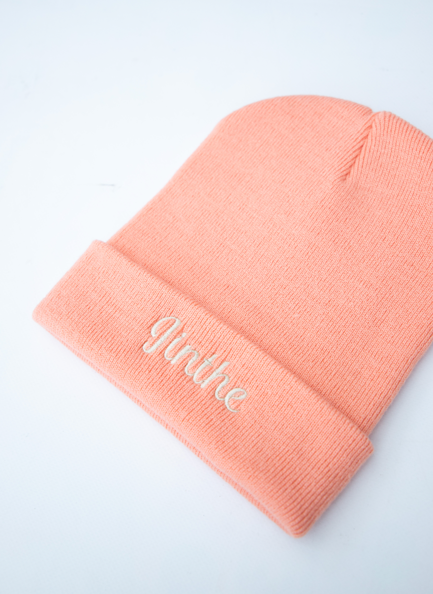 Muts beanie met borduring ▪ vanaf 2 jaar tot volwassene