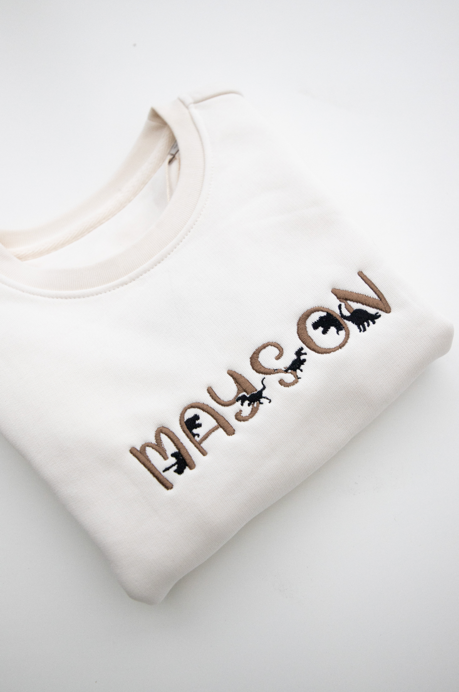 Naamsweater ▪ Dino ▪ 4 jaar tot 10 jaar