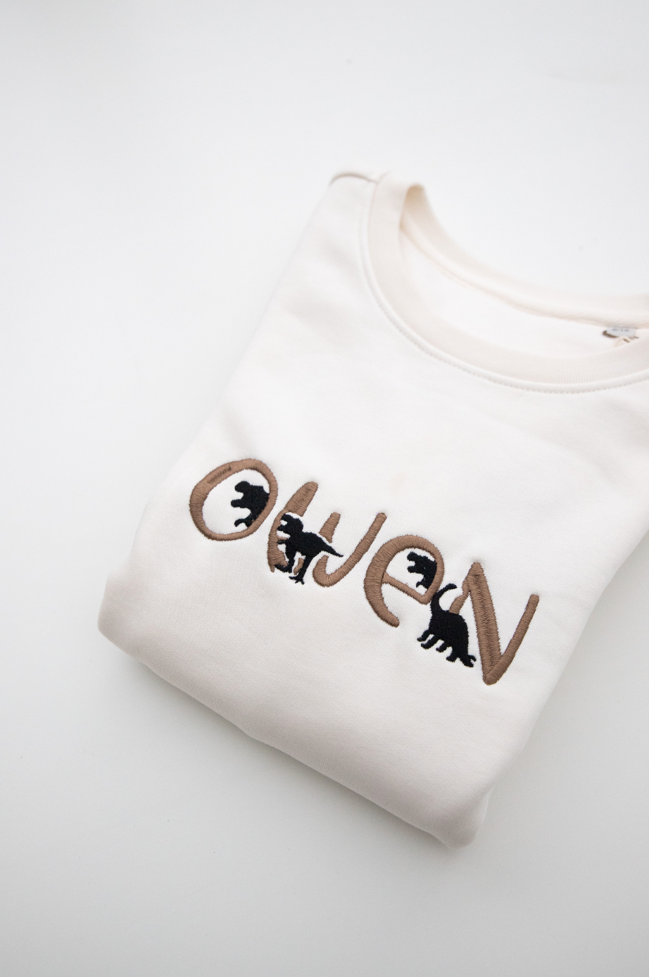 Naamsweater ▪ Dino ▪ 4 jaar tot 10 jaar