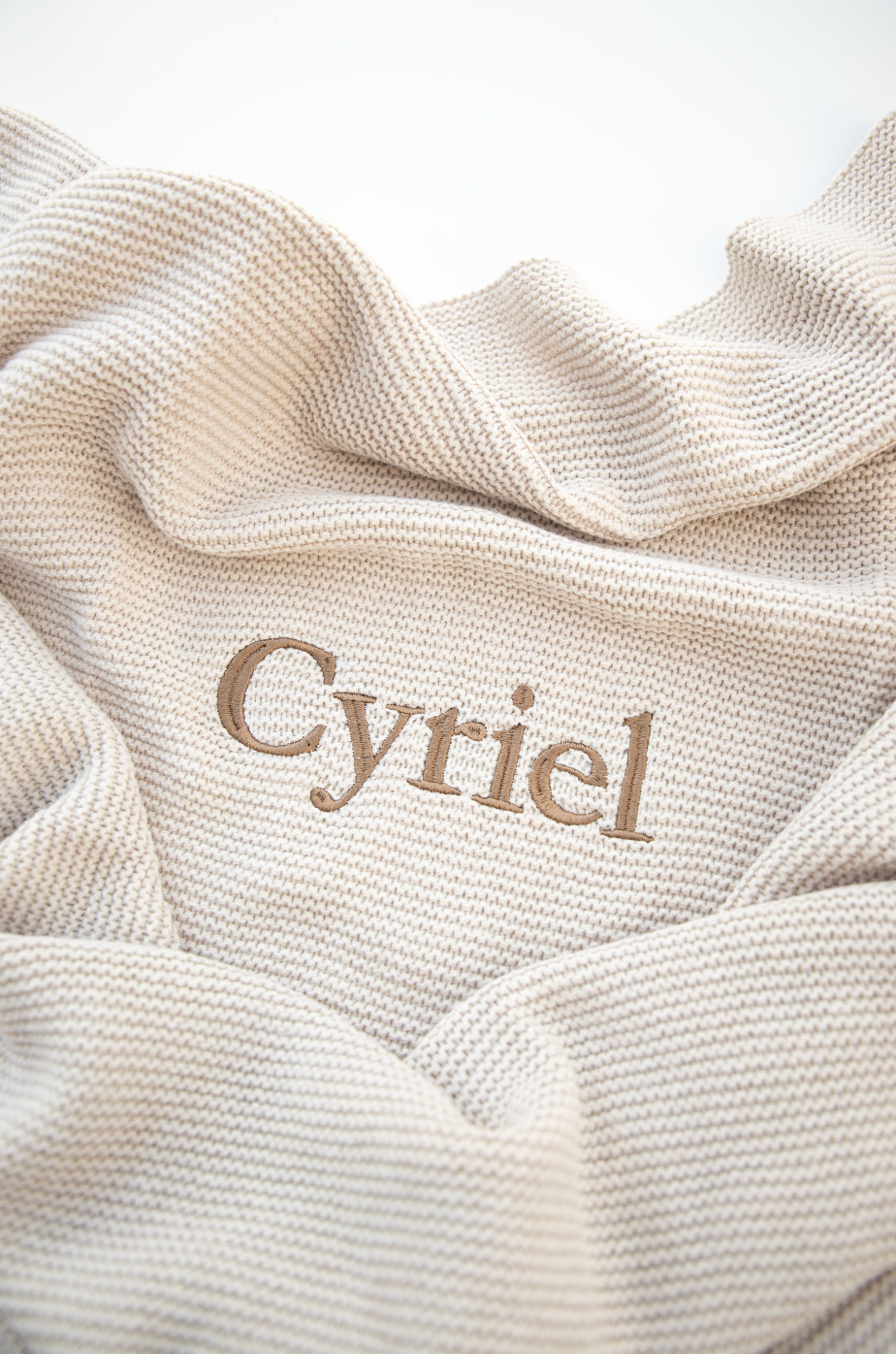 Dekentje 75x100 cm ▪ Basic Knit ▪ Nougat