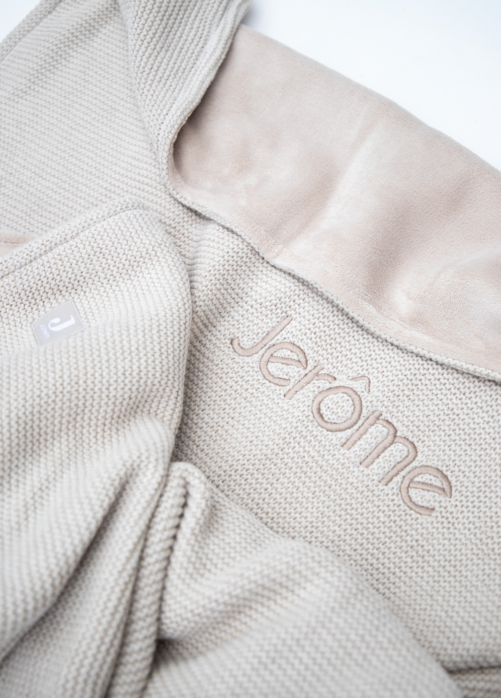 Dekentje 75x100 cm ▪ Basic Knit / Fleece ▪ Nougat