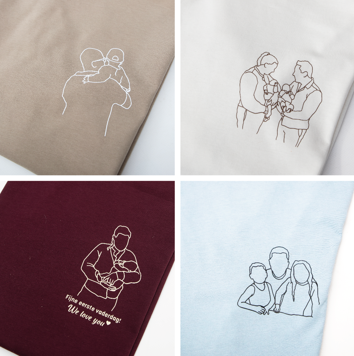 T-shirt met lijntekening ▪ bedrukt