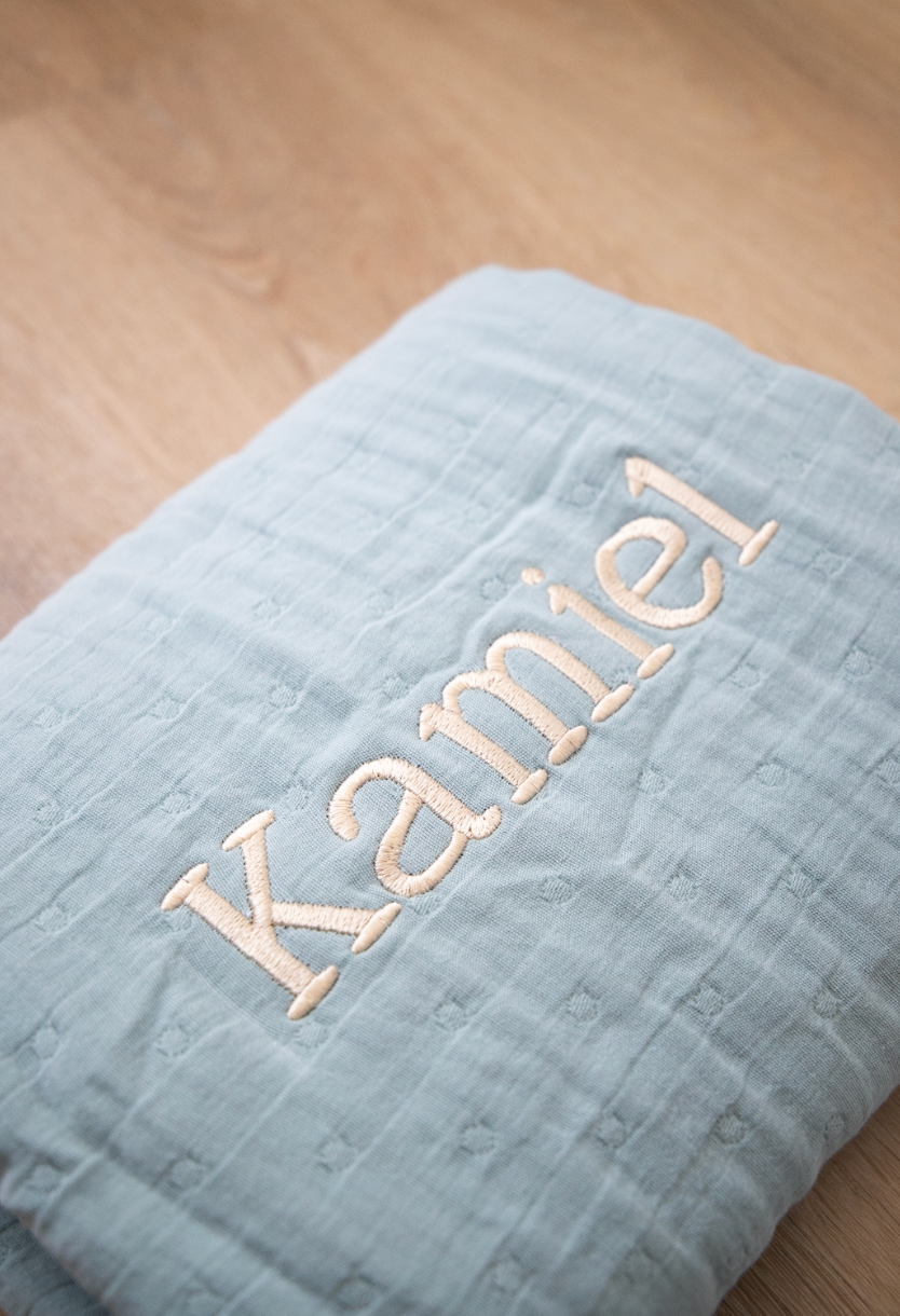 Dekentje 75x100 cm ▪ Hydrofiel Jacquard ▪ 3 kleuren