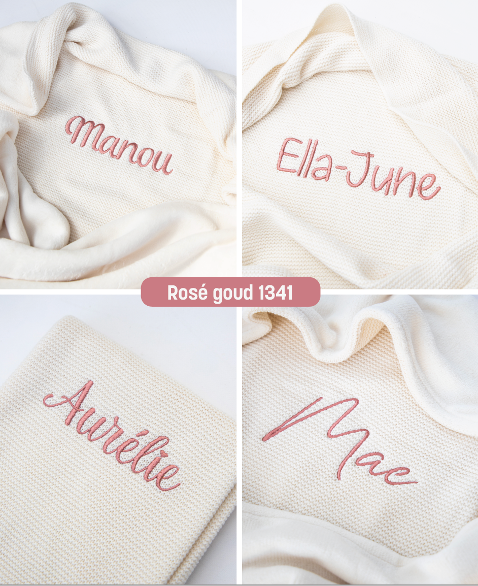 Dekentje 75x100 cm ▪ Basic Knit ▪ Ivory