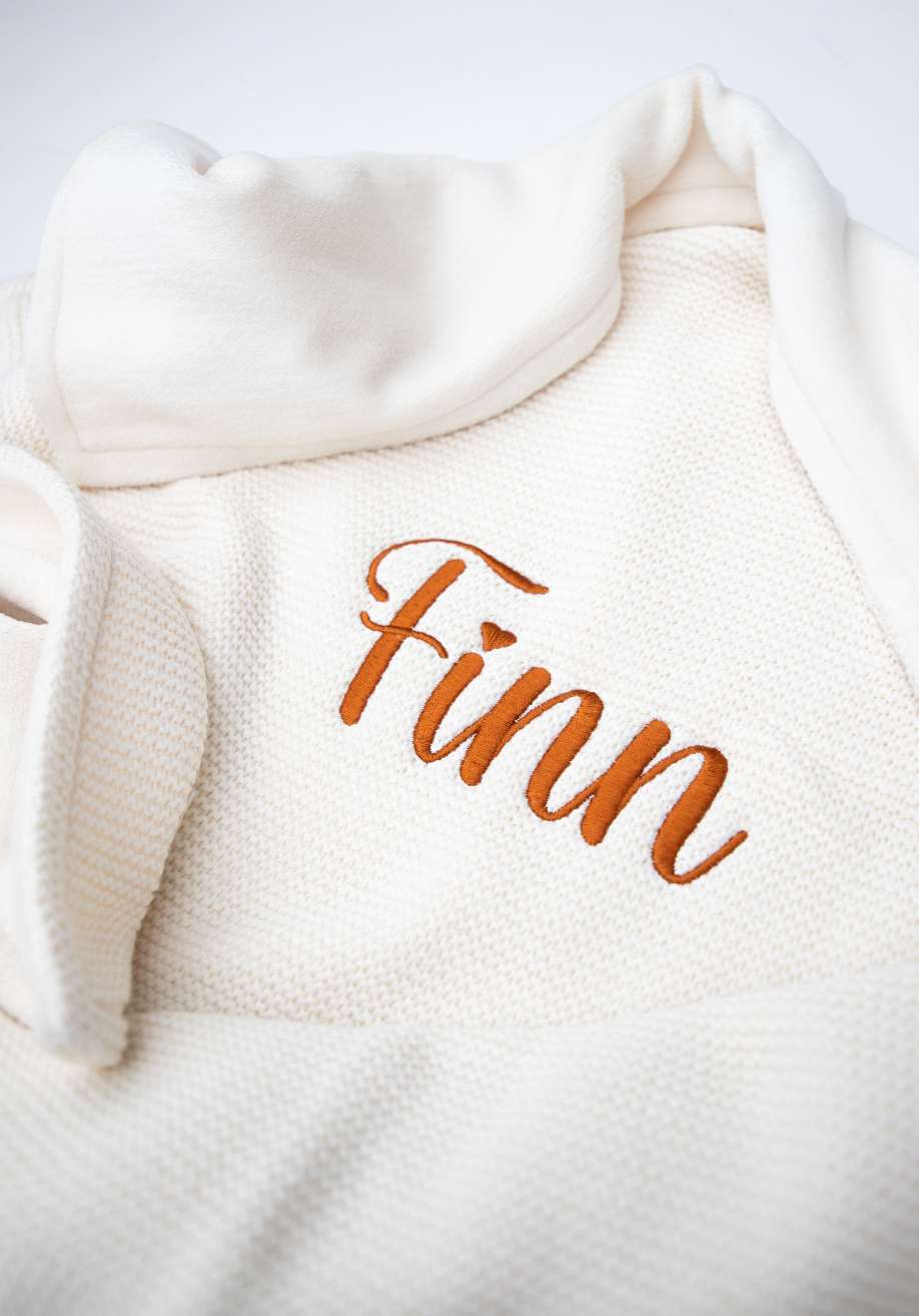 Dekentje 75x100 cm ▪ Basic Knit / Fleece ▪ Ivory