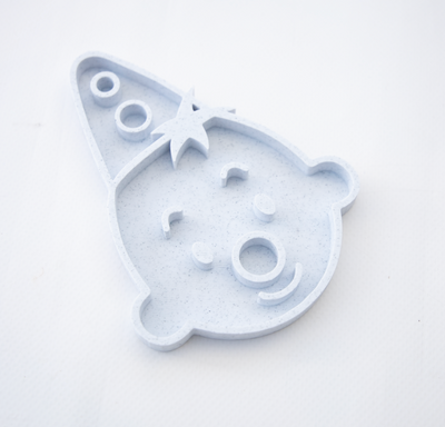 3D Print • Vulvorm Bumba • Grijs marmer