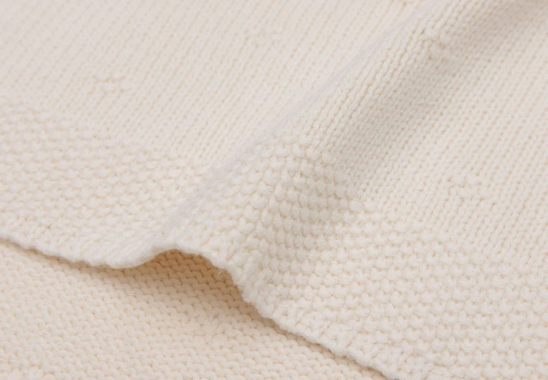Dekentje 75x100 cm ▪ Cosy Knit ▪ Ivory