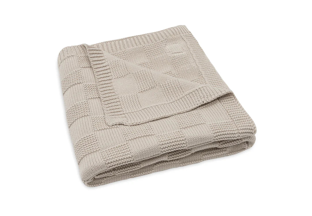 Dekentje 75x100 cm ▪ Box Knit ▪ Warm Sand