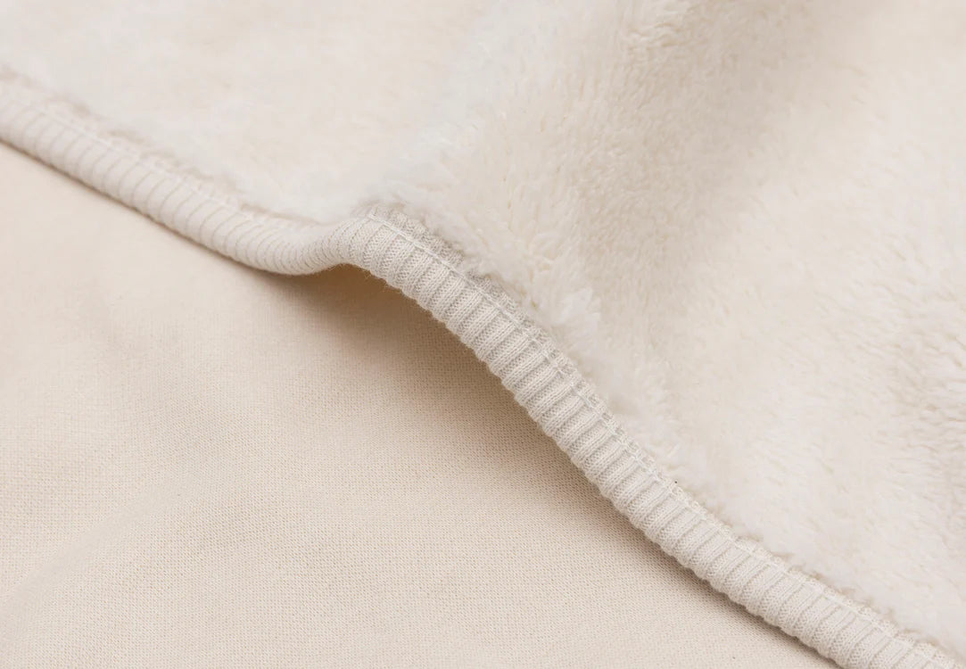 Basics ▪ Dekentje 75x100 cm Jersey/Sherpa - Oatmeal