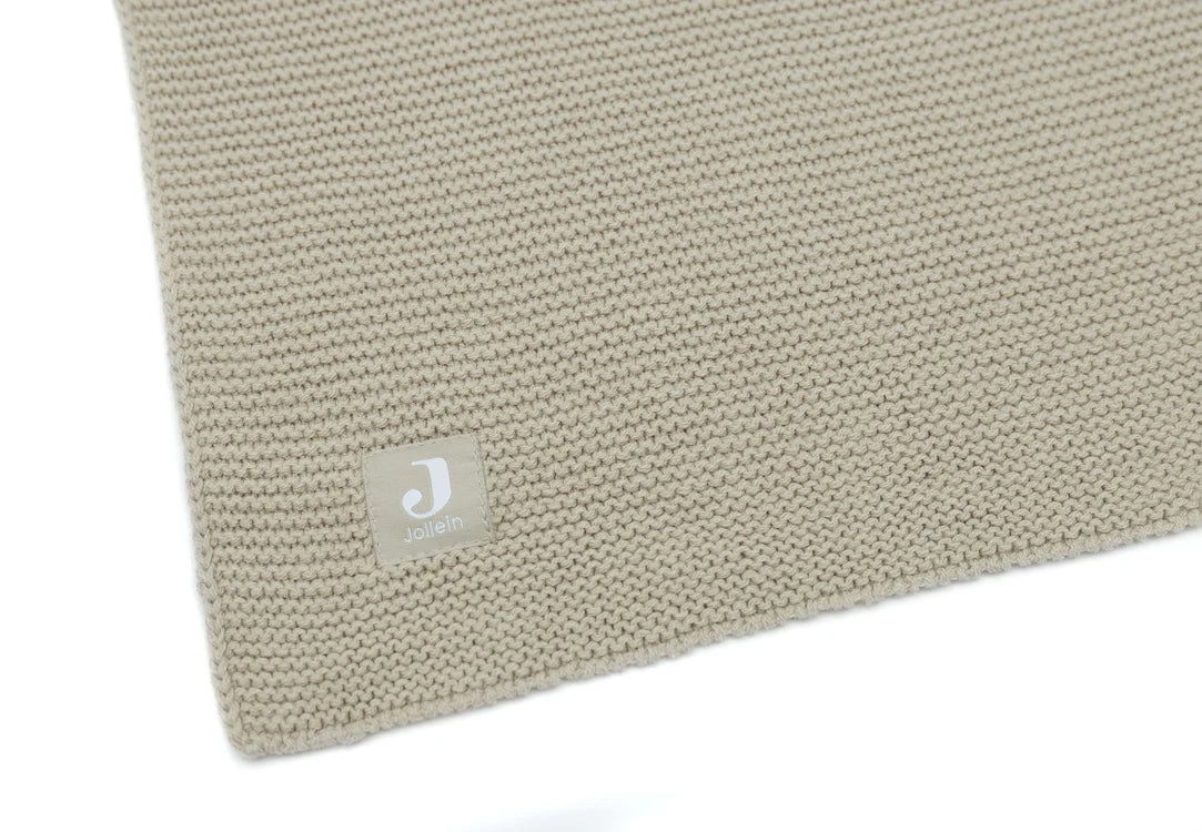 Dekentje 75x100 cm ▪ Basic Knit ▪ Olive Green