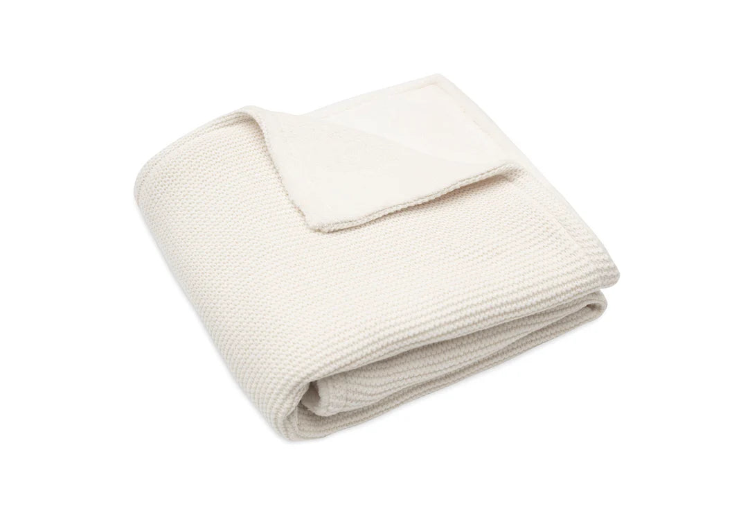 Dekentje 75x100 cm ▪ Basic Knit / Fleece ▪ Ivory