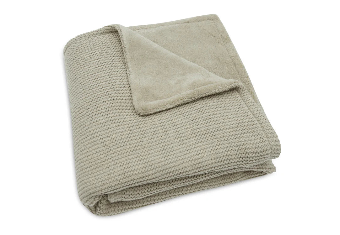 Dekentje 75x100 cm ▪ Basic Knit / Fleece ▪ Olive Green