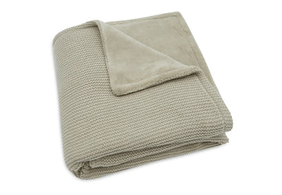Dekentje 75x100 cm ▪ Basic Knit / Fleece ▪ Olive Green