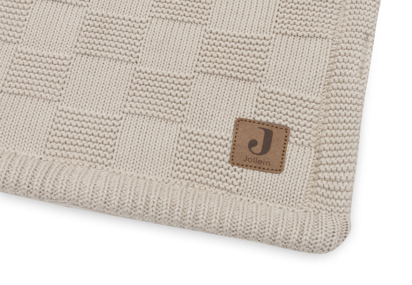 Dekentje 75x100 cm ▪ Box Knit ▪ Warm Sand / Velvet