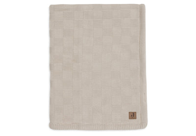 Dekentje 75x100 cm ▪ Box Knit ▪ Warm Sand / Velvet