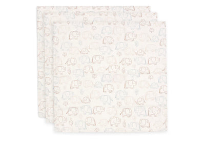Elephant Tales ▪ Hydrofiele Doek Small 70x70cm 3 stuks