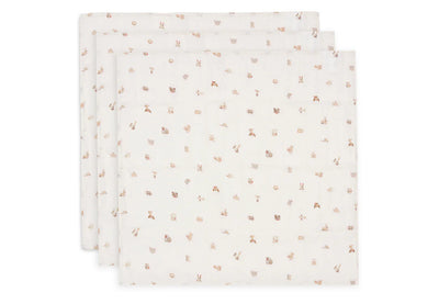 Animal Friends ▪ Hydrofiele Doek Small 70x70cm 3pack