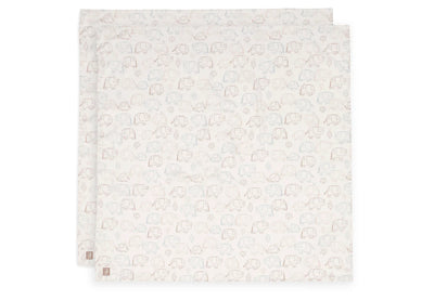 Elephant Tales ▪ Hydrofiele Doek Large 115x115cm 2 stuks