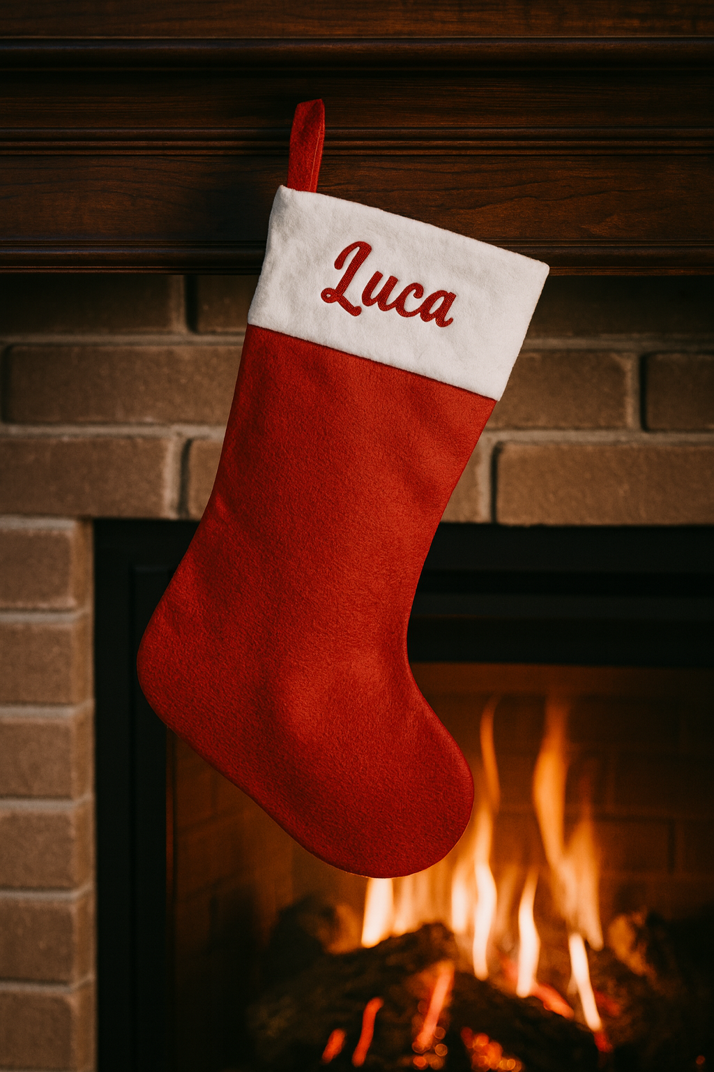 Kerstsok met naam