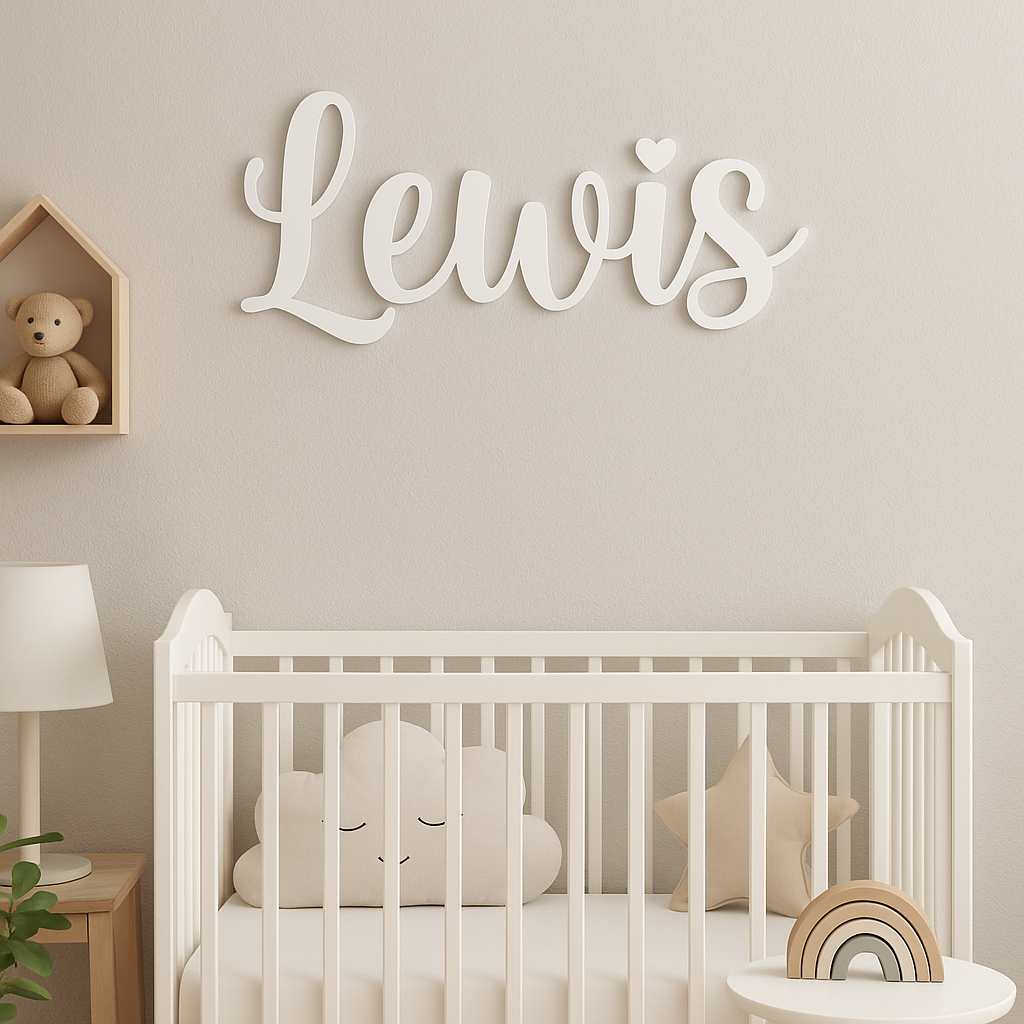 Decoratie ▪ Naam in Forex/PVC
