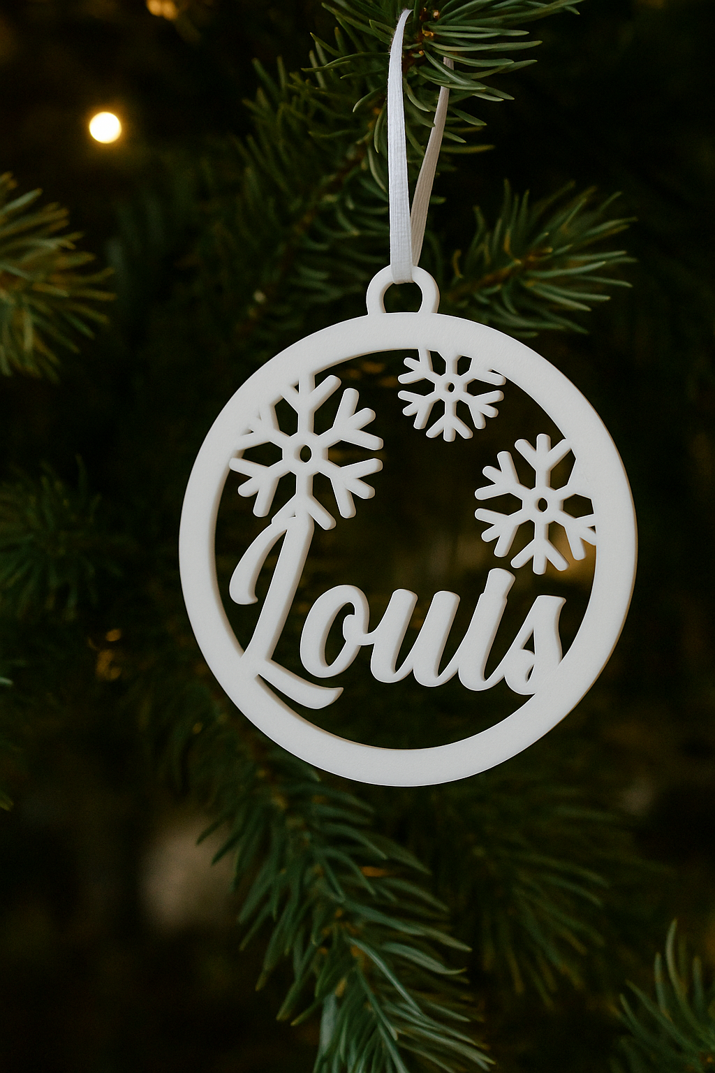 3D print • Kersthanger sneeuwvlok