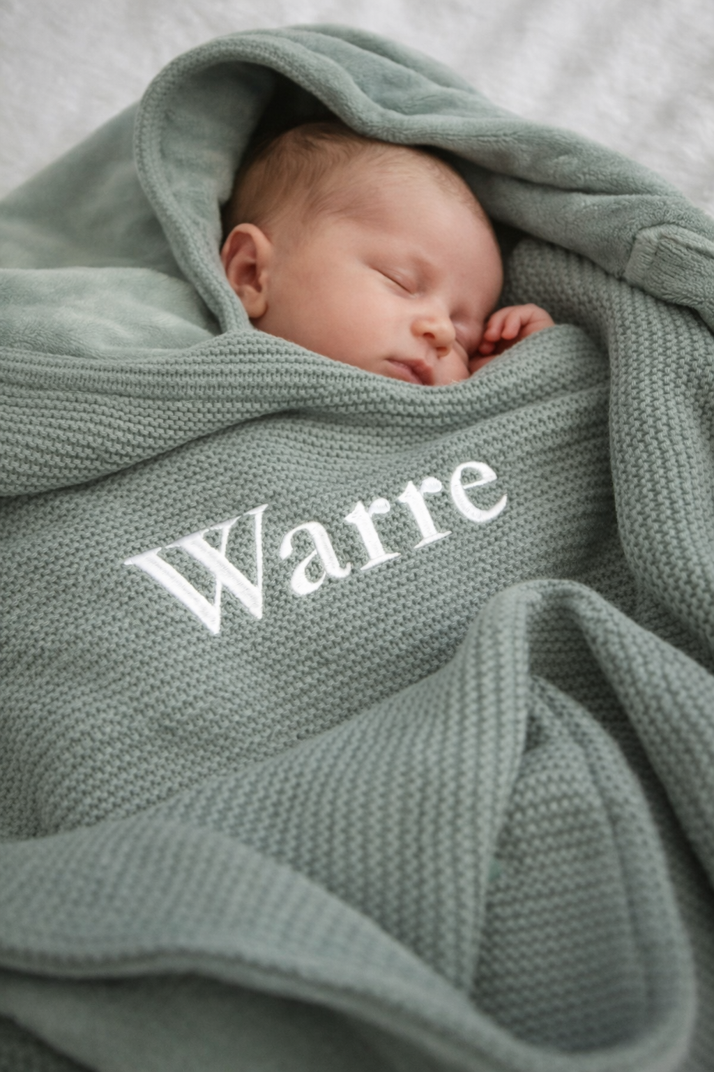 Dekentje 75x100 cm ▪ Basic Knit / Fleece ▪ Forest Green