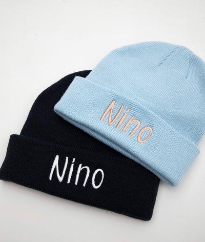 Muts Sky Blue borduring ▪ 1-4 jaar