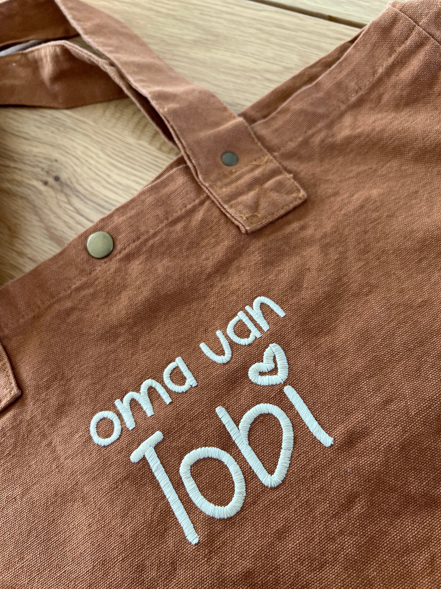 Shopper van verwassen katoen ▪ 3 kleuren