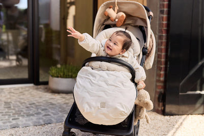 Embossed ▪ Voetenzak buggy/kinderwagen Sand